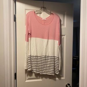 Color Block/ Stripe Tunic